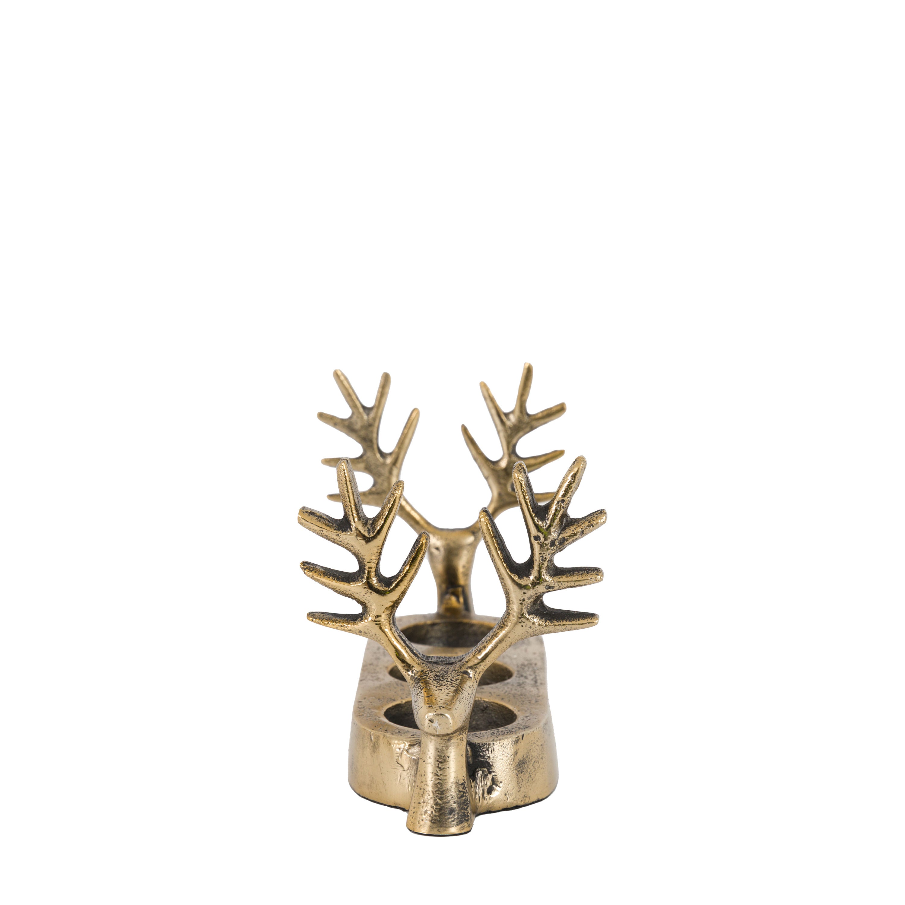 Stag Gold Trio Tealight Holder